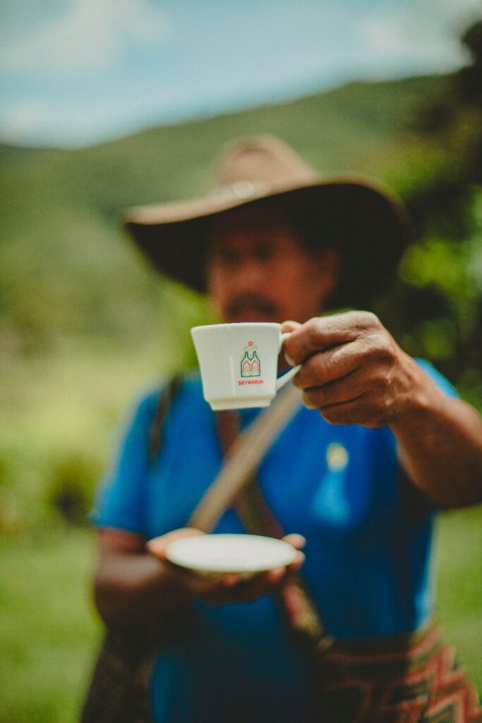 Café verde de la sierra nevada.
