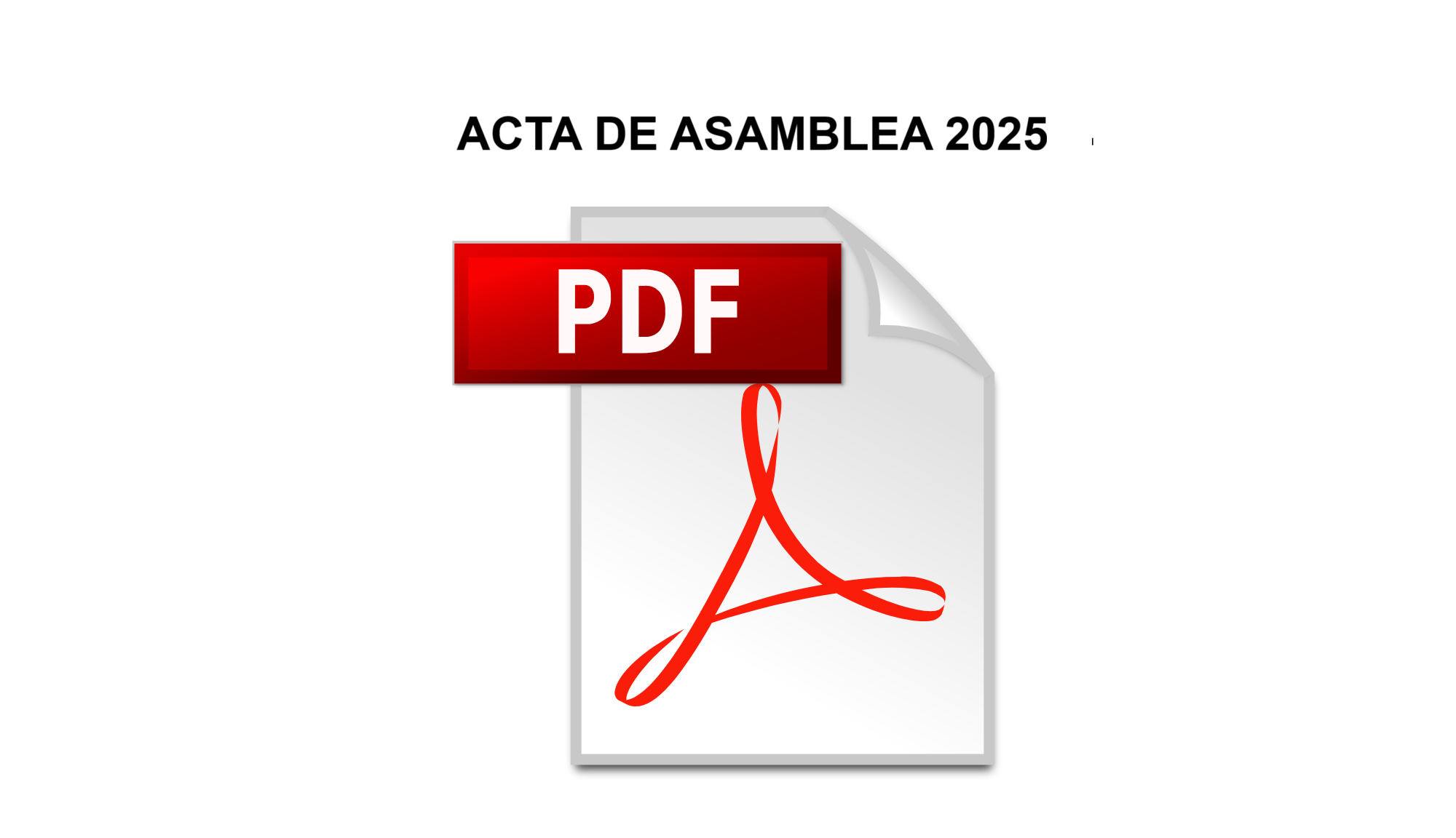 Acta de asamblea Acta de asamblea