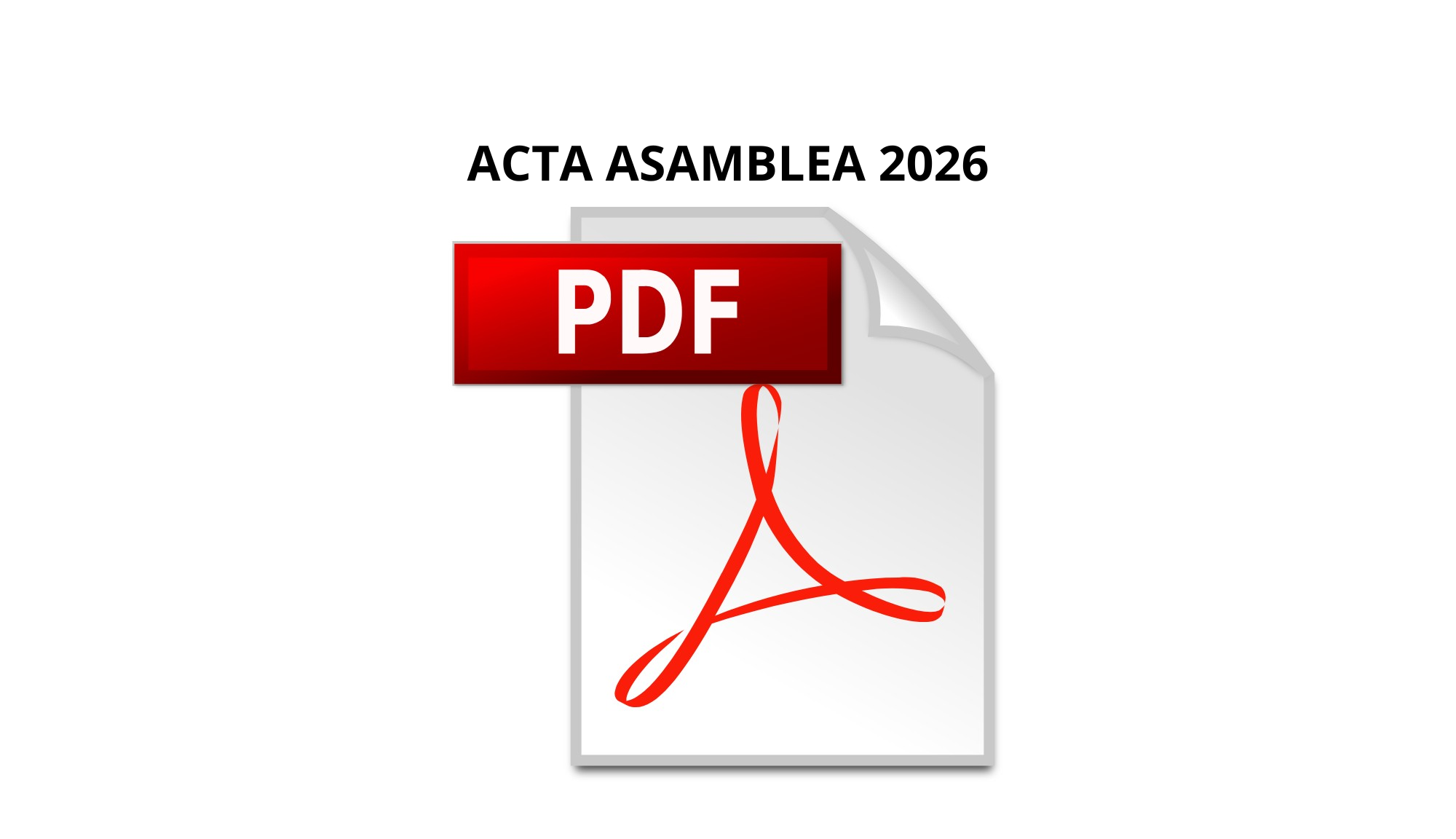 Acta de asamblea Acta de asamblea 2026