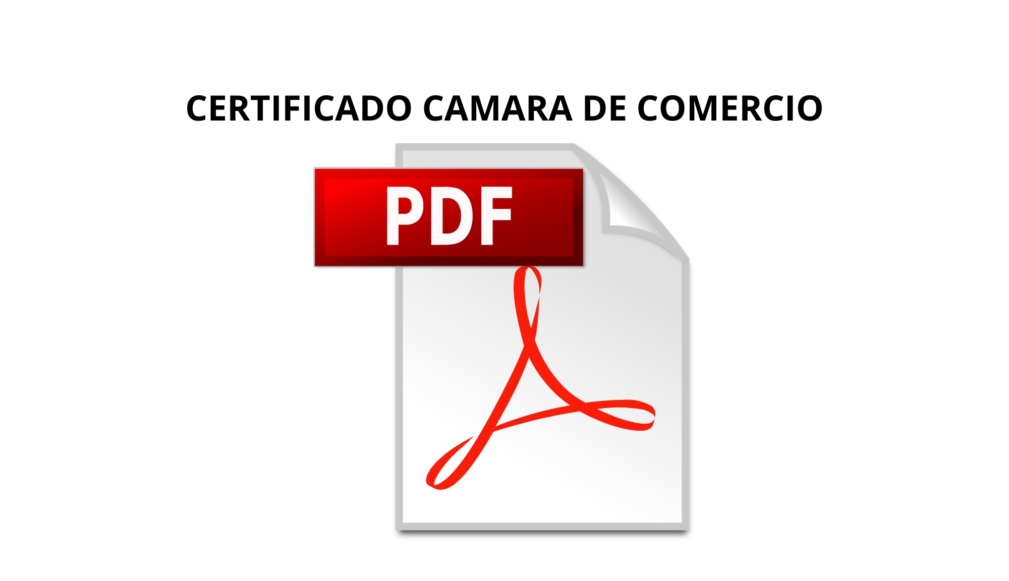 Certificado camara de comercio